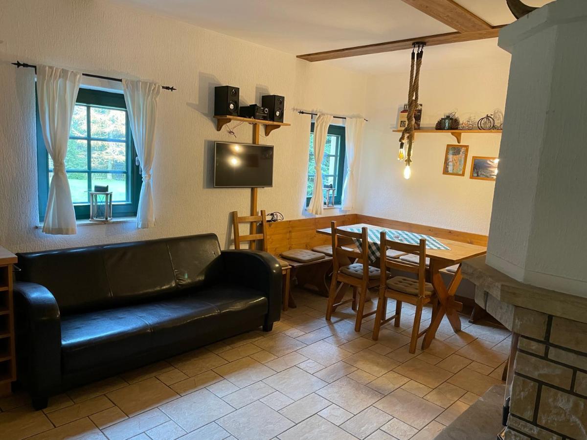 Ferienhaus Bikehuette Rehnhaeusl Geising Bagian luar foto