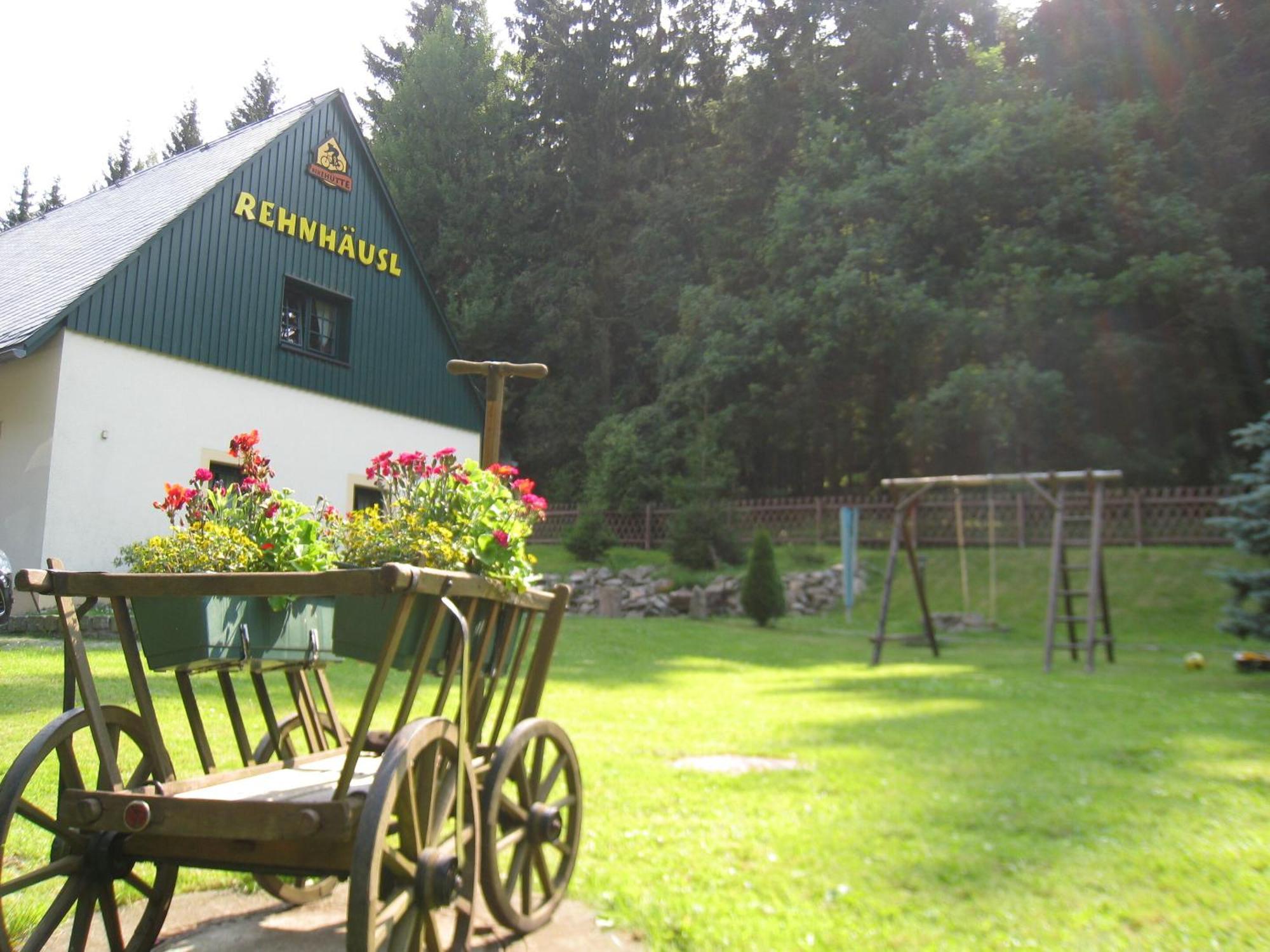 Ferienhaus Bikehuette Rehnhaeusl Geising Bagian luar foto