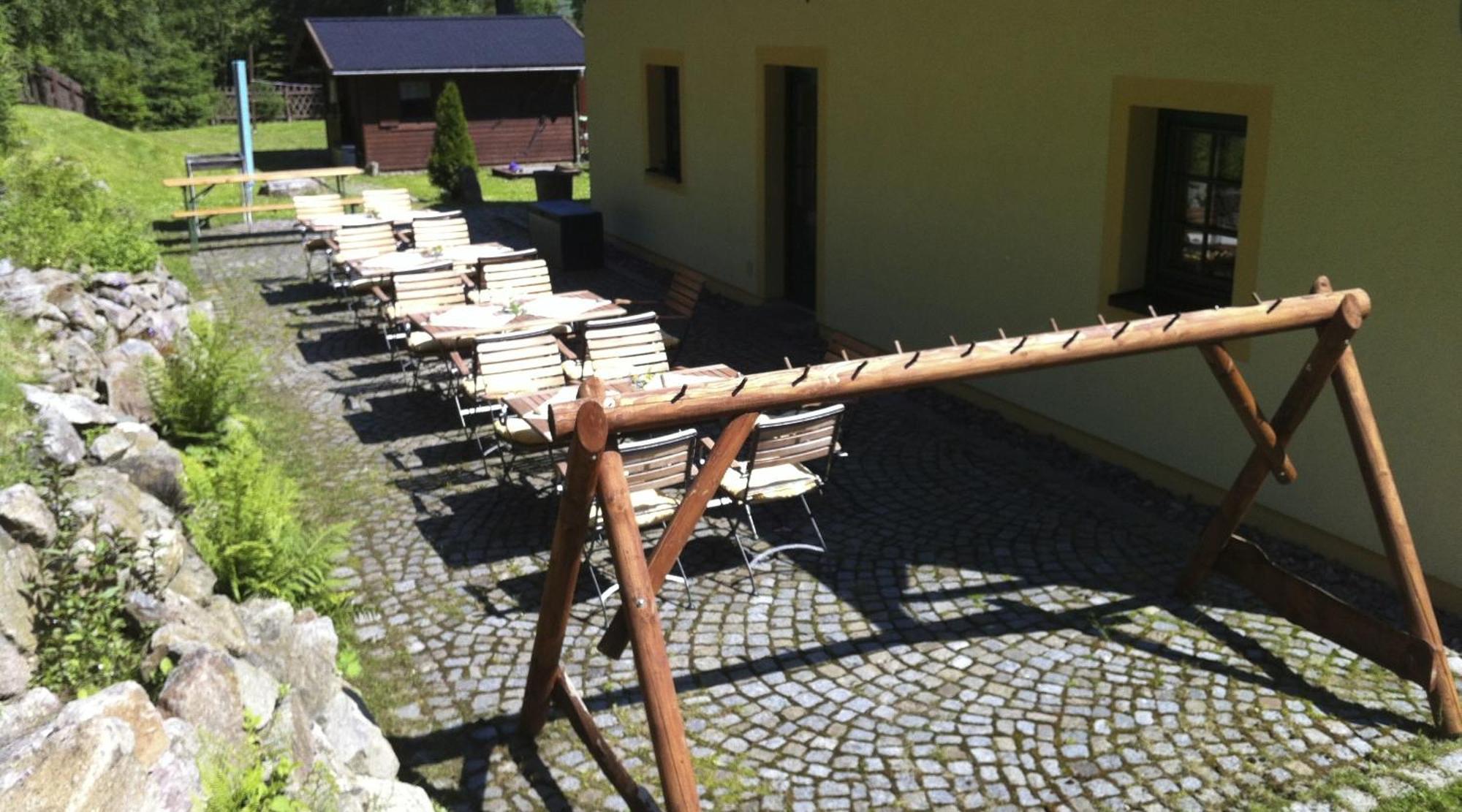 Ferienhaus Bikehuette Rehnhaeusl Geising Bagian luar foto