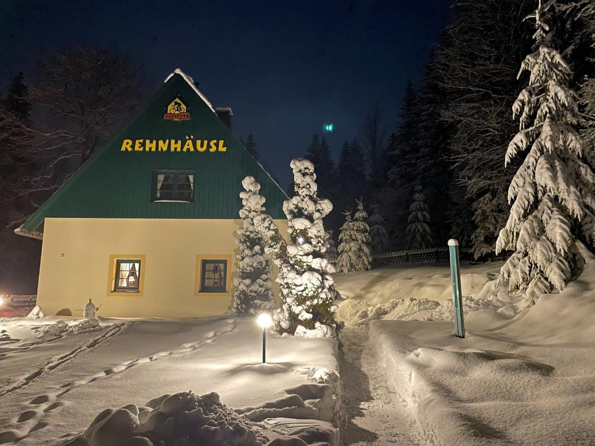 Ferienhaus Bikehuette Rehnhaeusl Geising Bagian luar foto