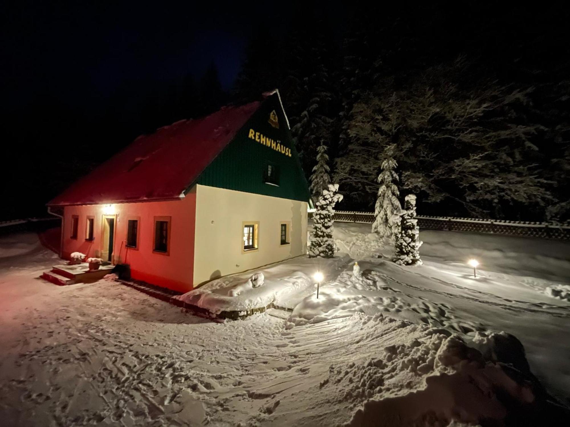 Ferienhaus Bikehuette Rehnhaeusl Geising Bagian luar foto
